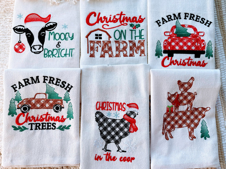 Merry Christmas Farm Kitchen Set