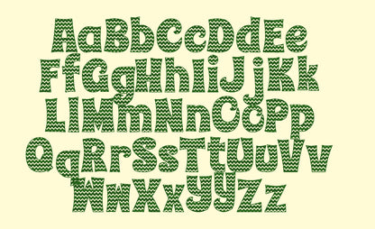 Chevron Ric Rac Font