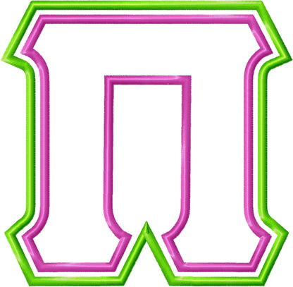 Sororities Greek 2 Layers Font