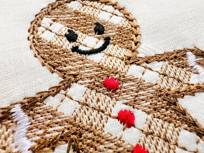 Cute Plaid Gingerbread Man Cookie