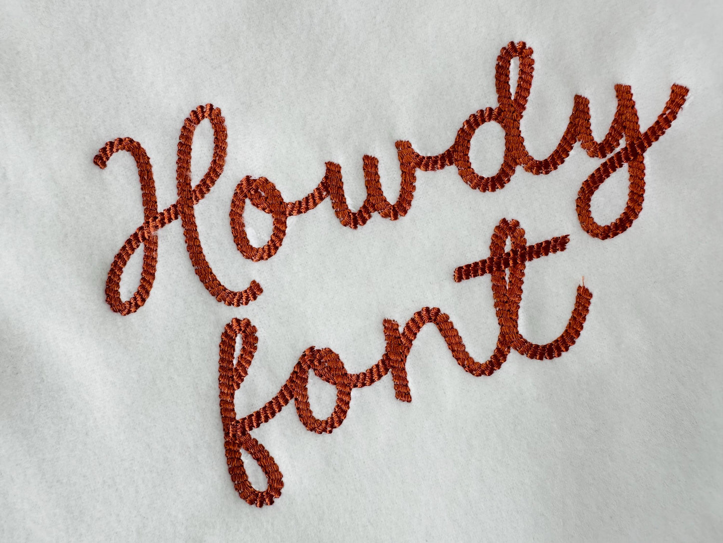 Cowboy Rope Stitch Handwritten Font