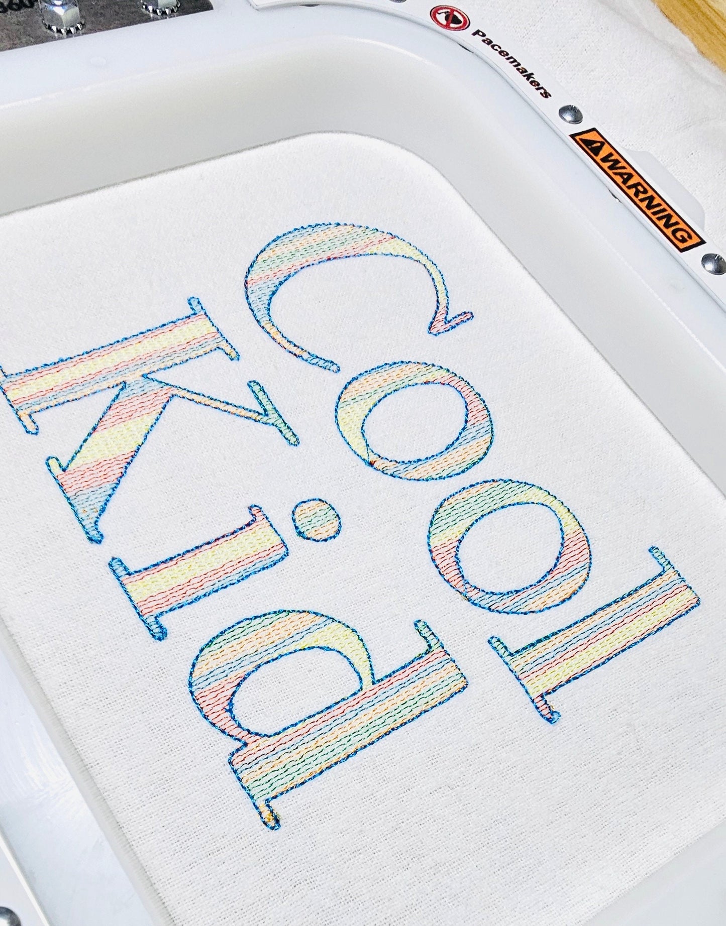 Quick Light Stitch City Font