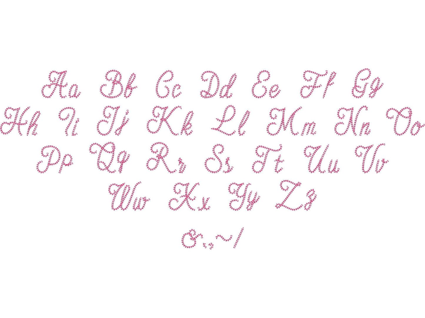 Quick Light Chain Stitch Handwritten Font