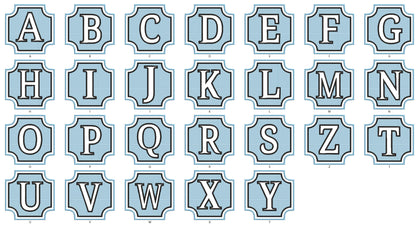 Embossed Towel Monogram