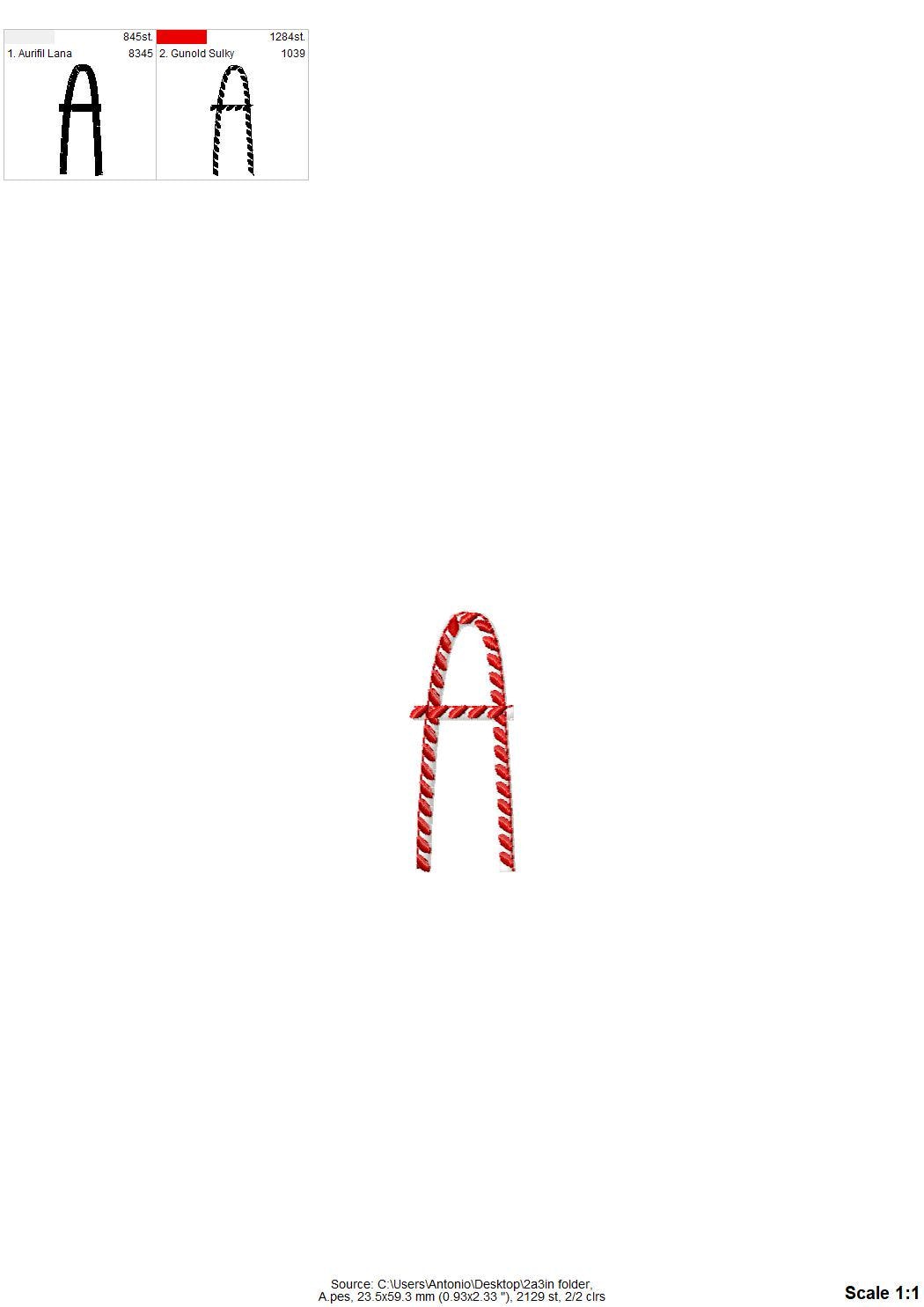 Christmas Santa Candy Cane Font