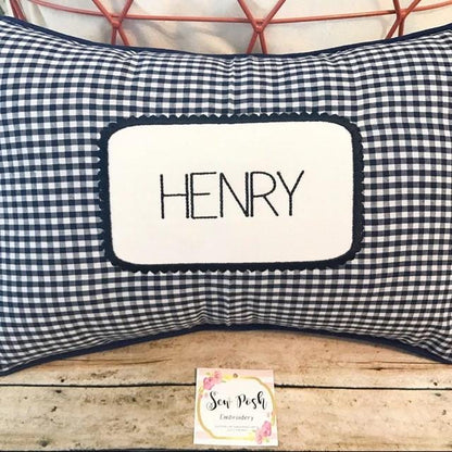 Monogram Frame Applique Set