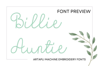 Extra Bold Chain Stitch Handwritten Script Font