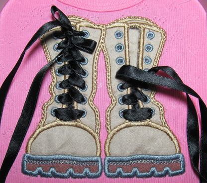 Combat Boots and Shoe Laces ITH