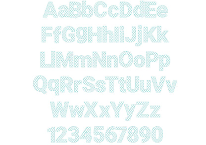 Brand Style Glitter HTV Vinyl Font