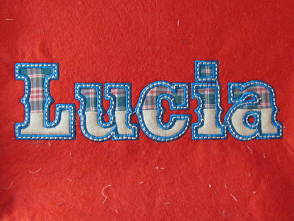 Cowboy Font Applique