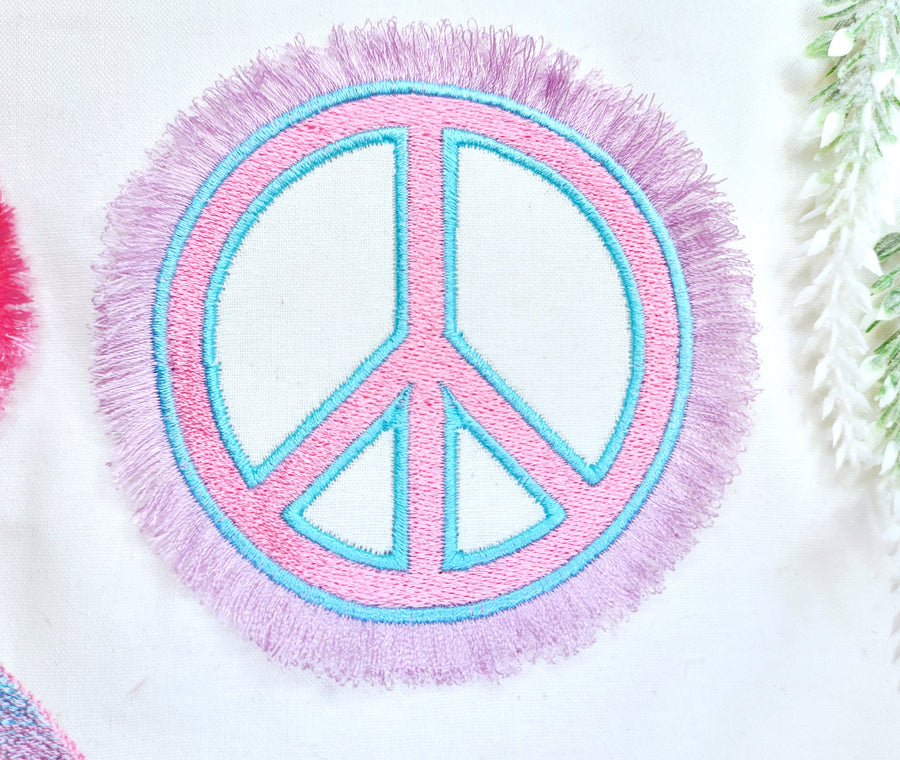 Fringed Peace Sign