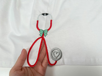 Therapist Medic Stethoscope with Bow