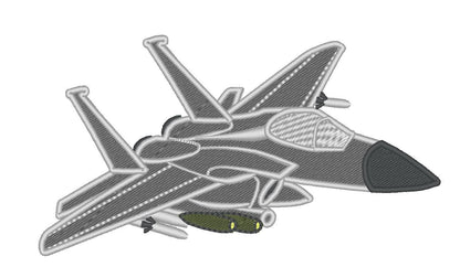Fighter F15 Airplane Applique