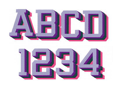 Extra Shadow Pop Art Varsity Block Font