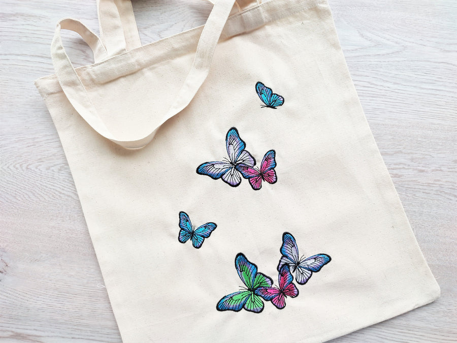Realistic Small Butterfly Set of 4