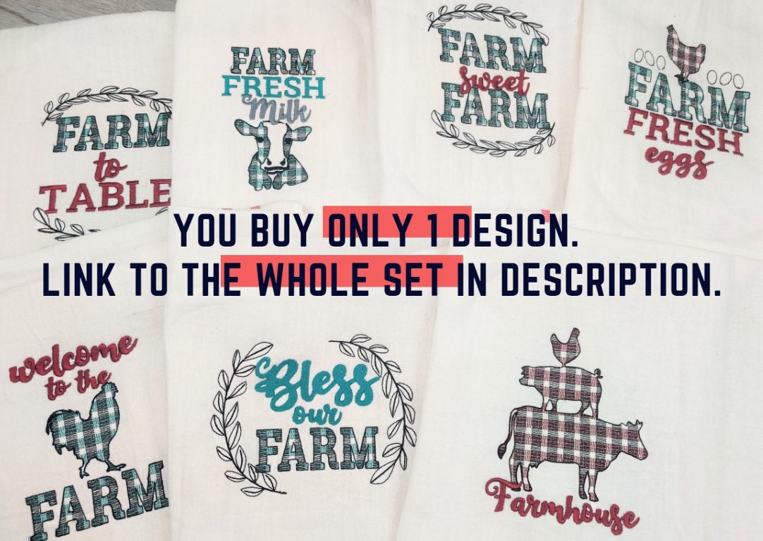Welcome To The Farm Saying and Chicken