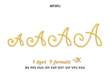 Extra Bold Chain Stitch Handwritten Font Amy
