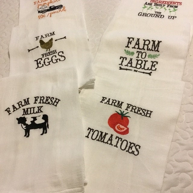 Farm Fresh Kitchen Dish Towel Set