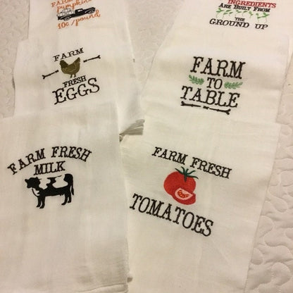 Farm Fresh Kitchen Dish Towel Set