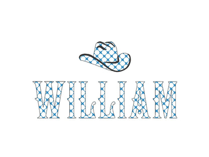 Classic Patterned Fishtail Font