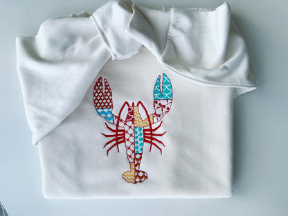 Patchwork Patterned Lobster Crawfish