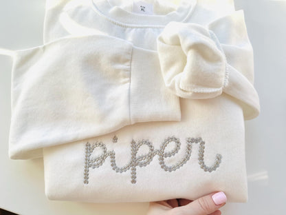 Extra Bold Chain Stitch Handwritten Font Piper