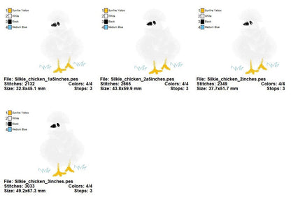 Fringed Silkie Chicken