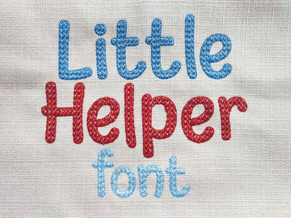 Knitted Effect Knit Texture Font