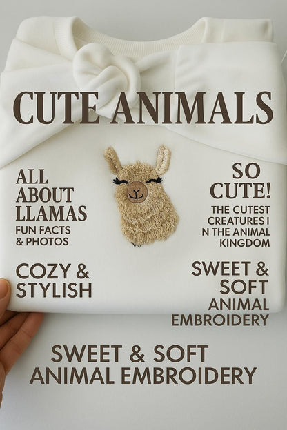 Adorable Fringed Llama Alpaca