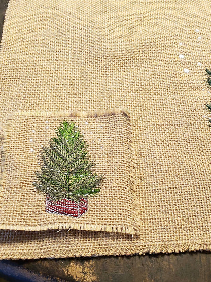 Rustic Old Fashioned Christmas Tree