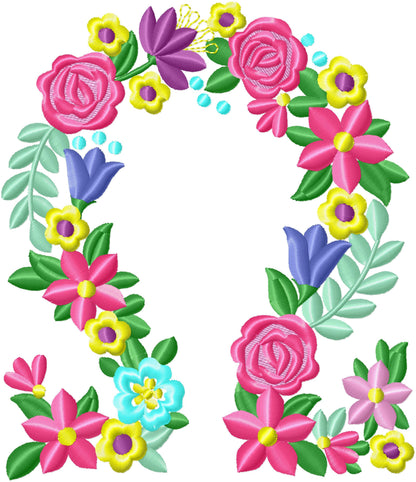 Fraternities Sororities Floral Greek Font