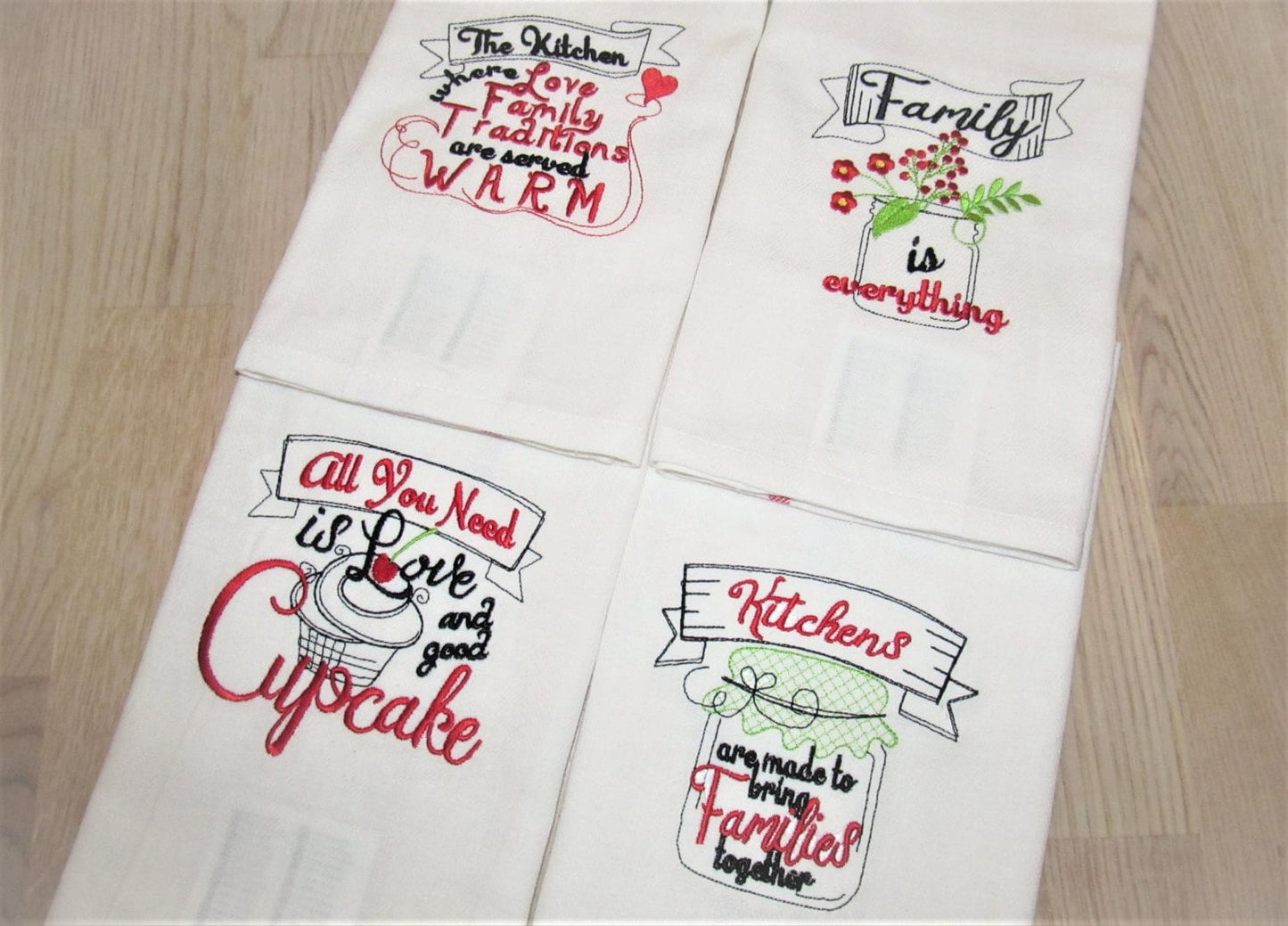 Adorable Kitchen Quote Set of 4