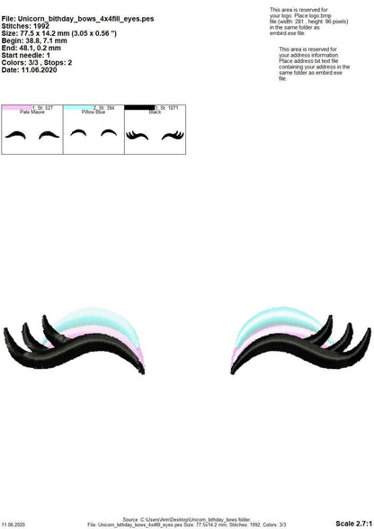 Birthday Party Unicorn with Bow