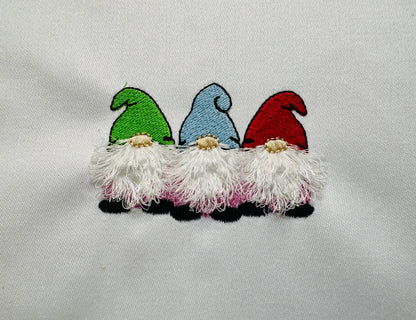 Mini Fringed Christmas Gnome Trio