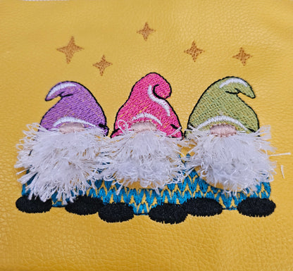 Fringed Christmas Gnome Trio