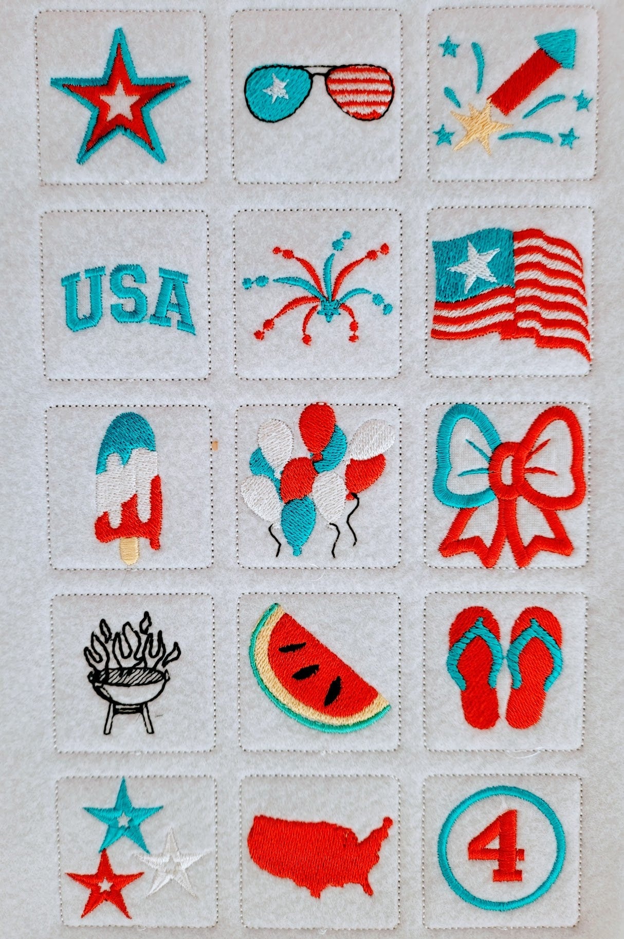 Memory Game Patriotic 4th of July