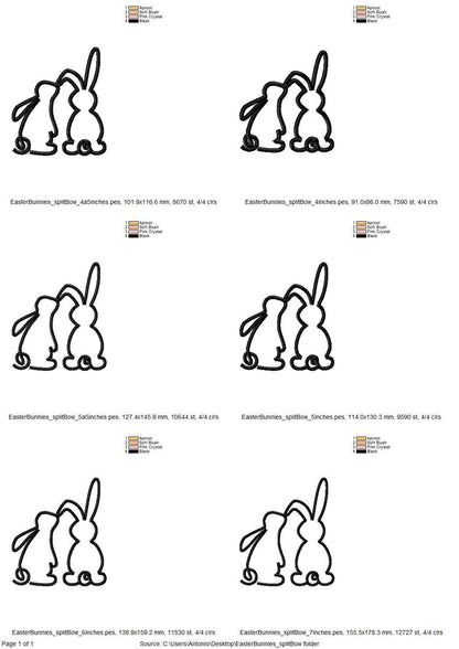 Easter Bunny Split Side Seam