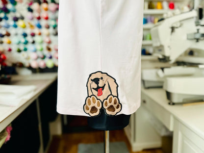 Awesome Dog Puppy Paw Applique