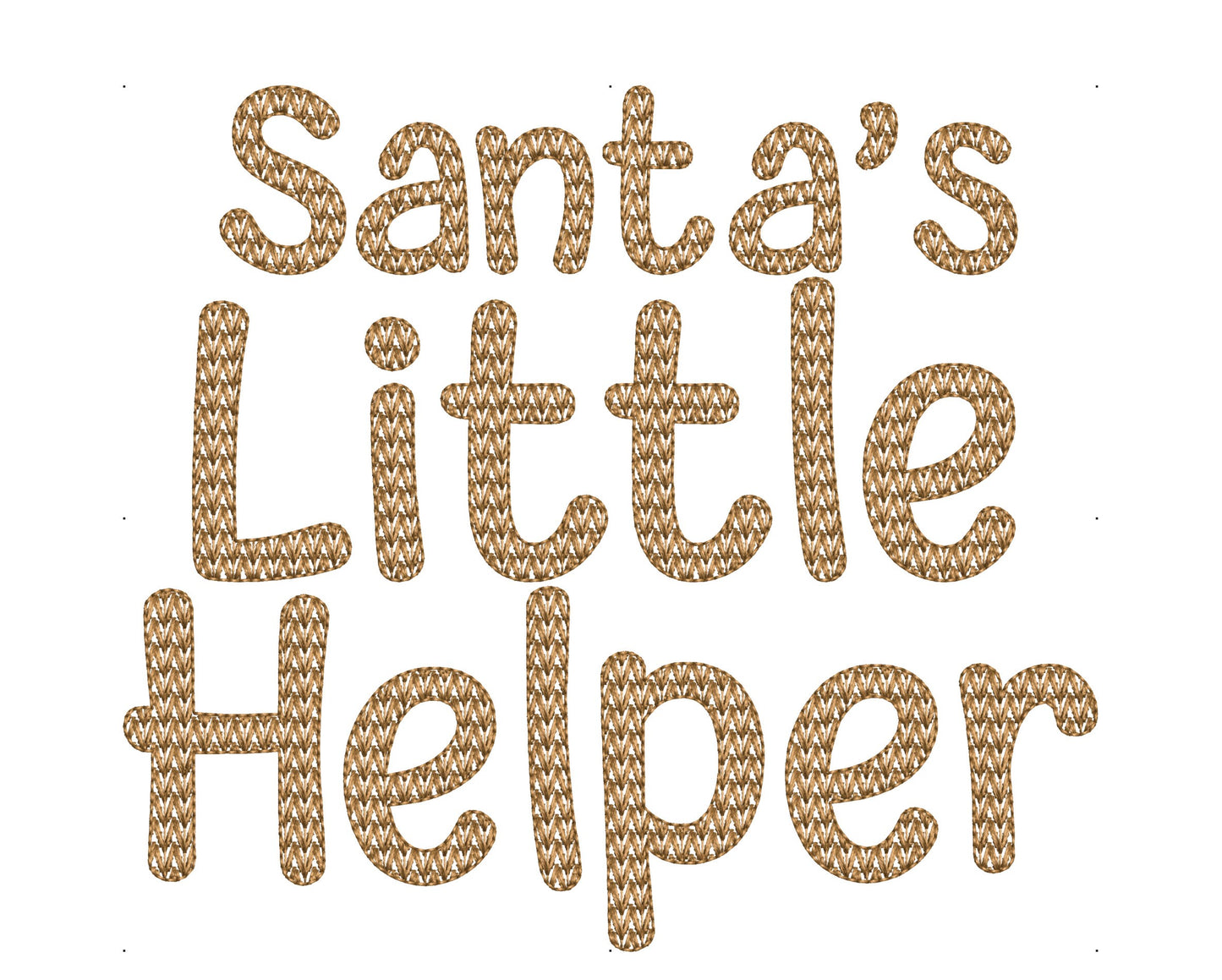 Knitted Effect Knit Texture Font