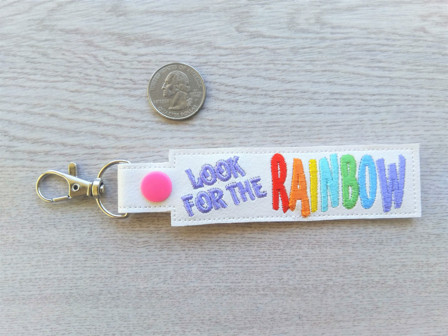 Look For The Rainbow Keychain ITH