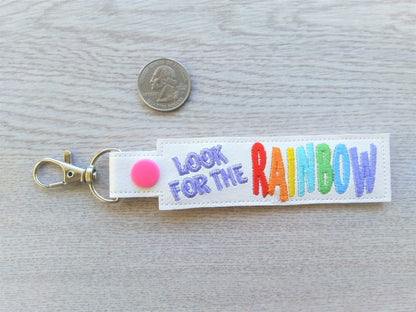 Look For The Rainbow Keychain ITH