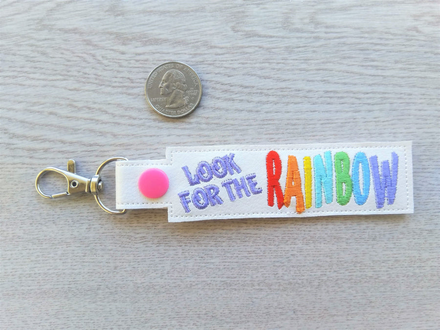 Look For The Rainbow Keychain ITH