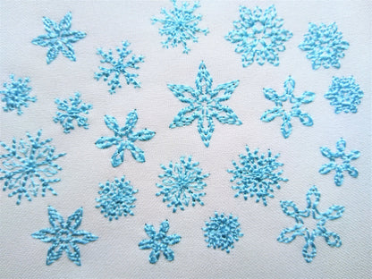 Mini Micro Snowflake Set of 8