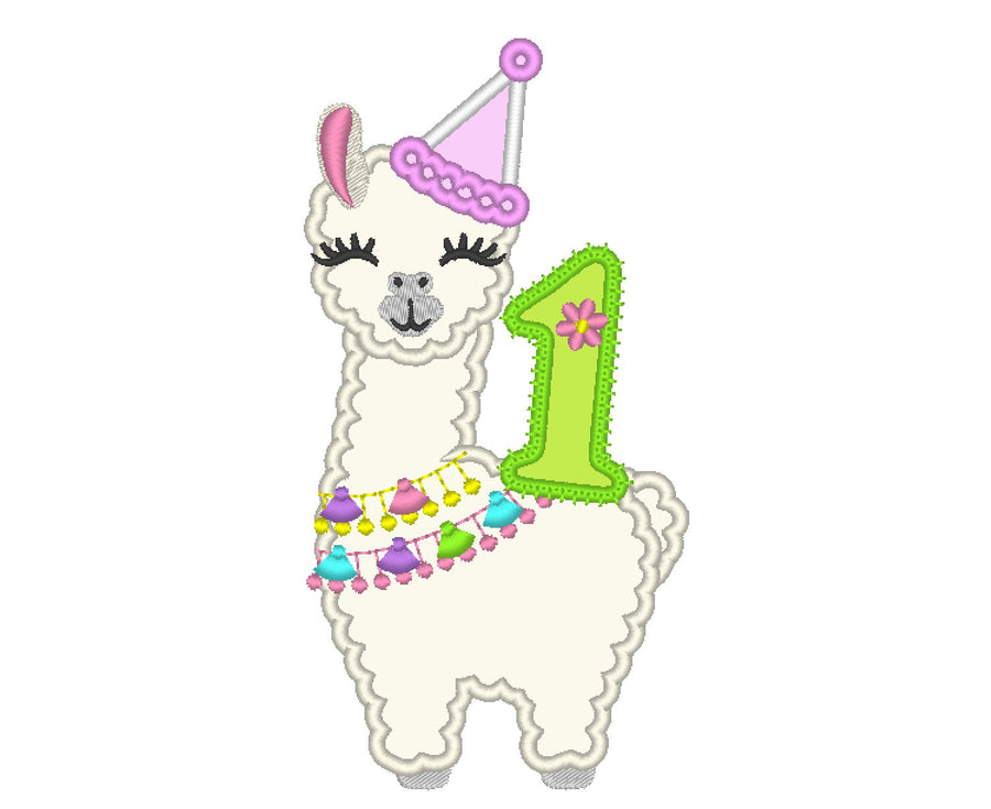 Llama Alpaca Birthday Number 2