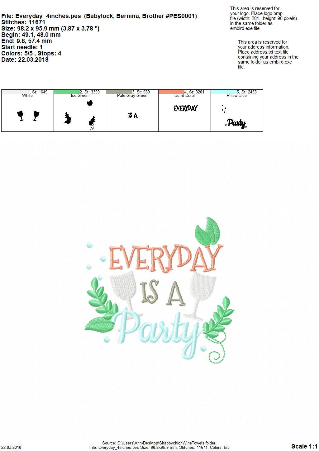 Shabby Chic Floral Organic Kitchen Set