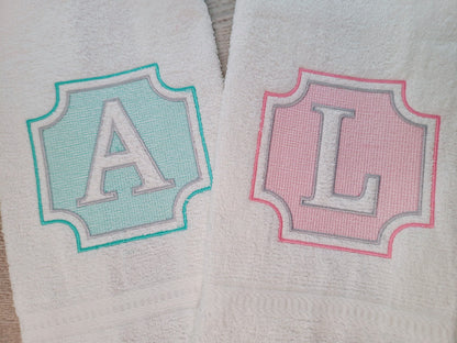 Embossed Towel Monogram
