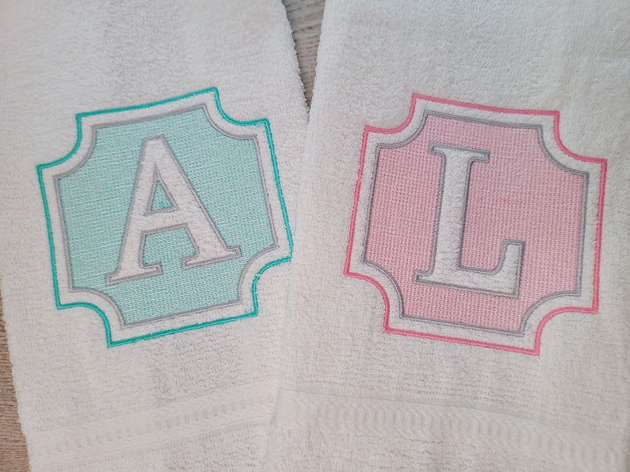 Embossed Towel Monogram