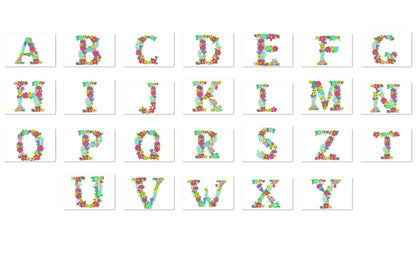 Liberty Garden Floral Font