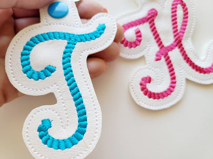 Rope Monogram Keychain