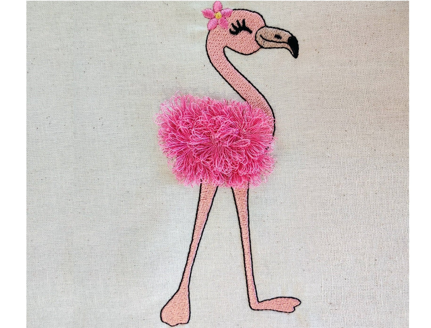 Fringed Flamingo Girl